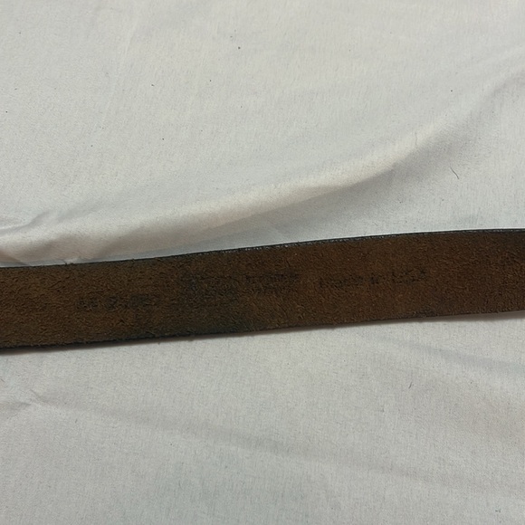 Lot of 2 Justin Leather Belts Size 34 - Picture 4 of 8